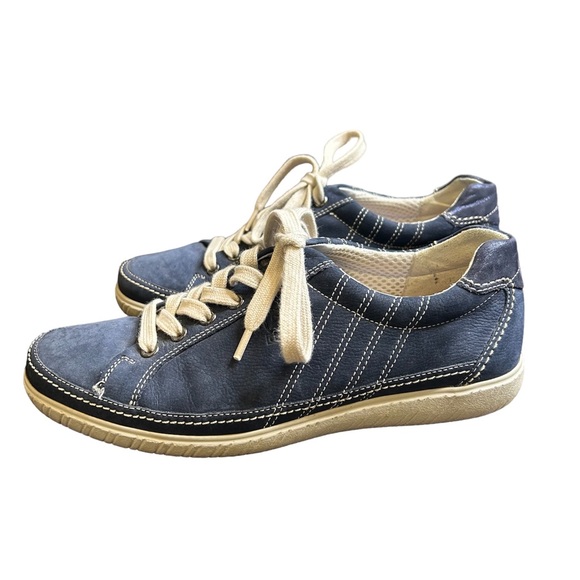 GABOR Amulet Women's Wide Fit Sneakers in Blue Size 9 - Picture 2 of 6